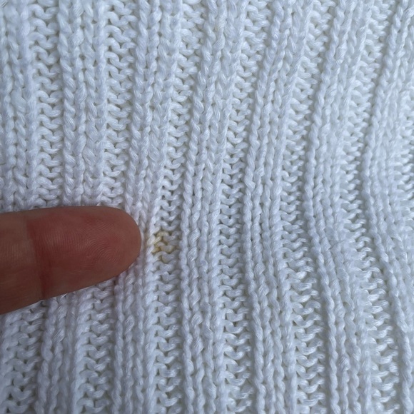 Lauren Ralph Lauren White Ribbed Sleeveless Tank Top - Picture 7 of 8